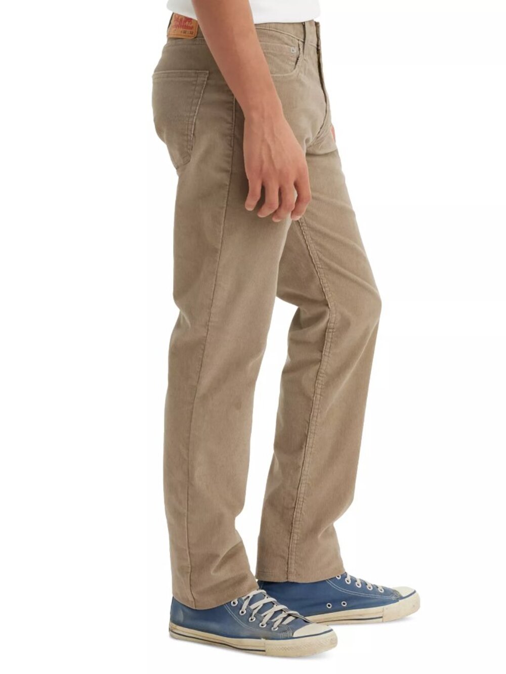 LEVIS 511 Slim Fit Corduroy Pants Mens 32x32 Olive Tan Beige Jeans Comfortable